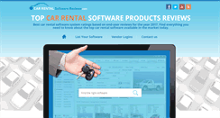 Desktop Screenshot of carrentalsoftwarereviews.com