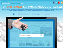 Tablet Screenshot of carrentalsoftwarereviews.com